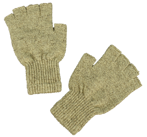 Mens - Wool Gloves - Fingerless