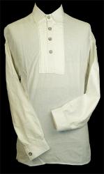 Civil War Shirts at C&C Sutlery. 4-button, Band-collar, & Homespun.