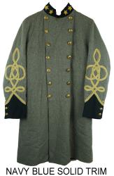Civil War Confederate Enlisted & Officer Frock Coats Made in USA
